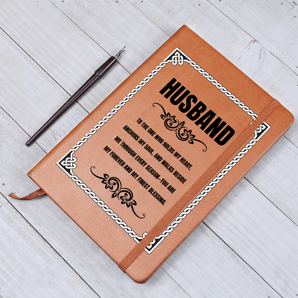 Husband - Graphic Journal with Gift Wrap + Personalized Note