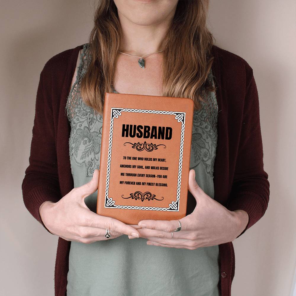 Husband - Graphic Journal with Gift Wrap + Personalized Note