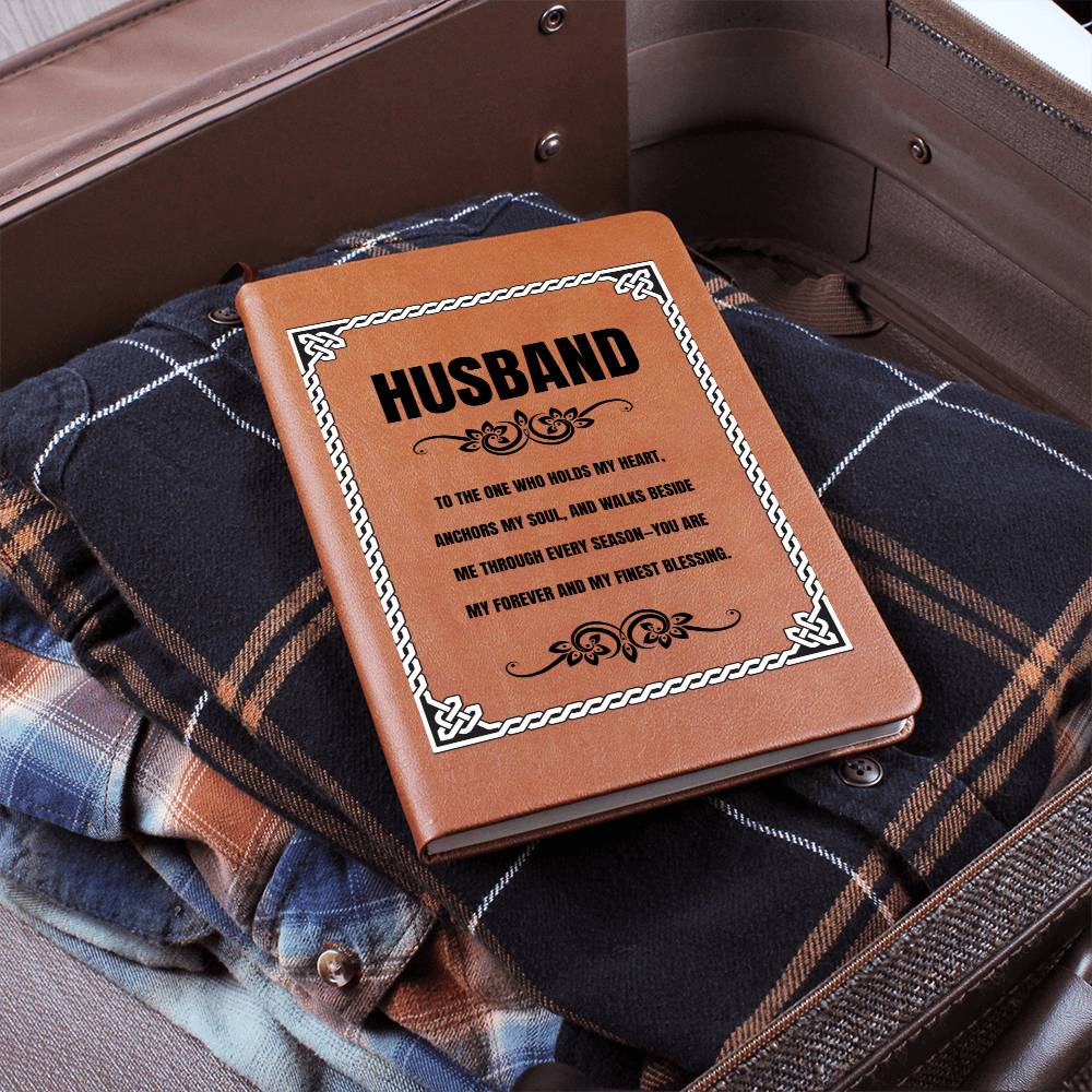 Husband - Graphic Journal with Gift Wrap + Personalized Note