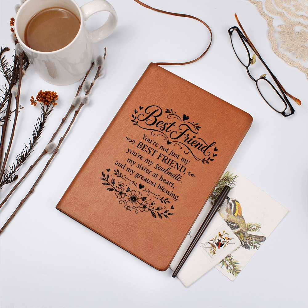 Best Friend - Graphic Journal with Gift Wrap + Personalized Note