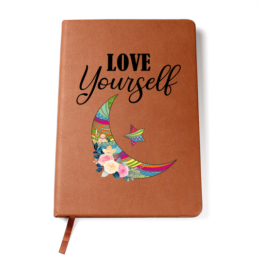 Love Yourself - Graphic Journal with Gift Wrap Bundle + Personalized Note