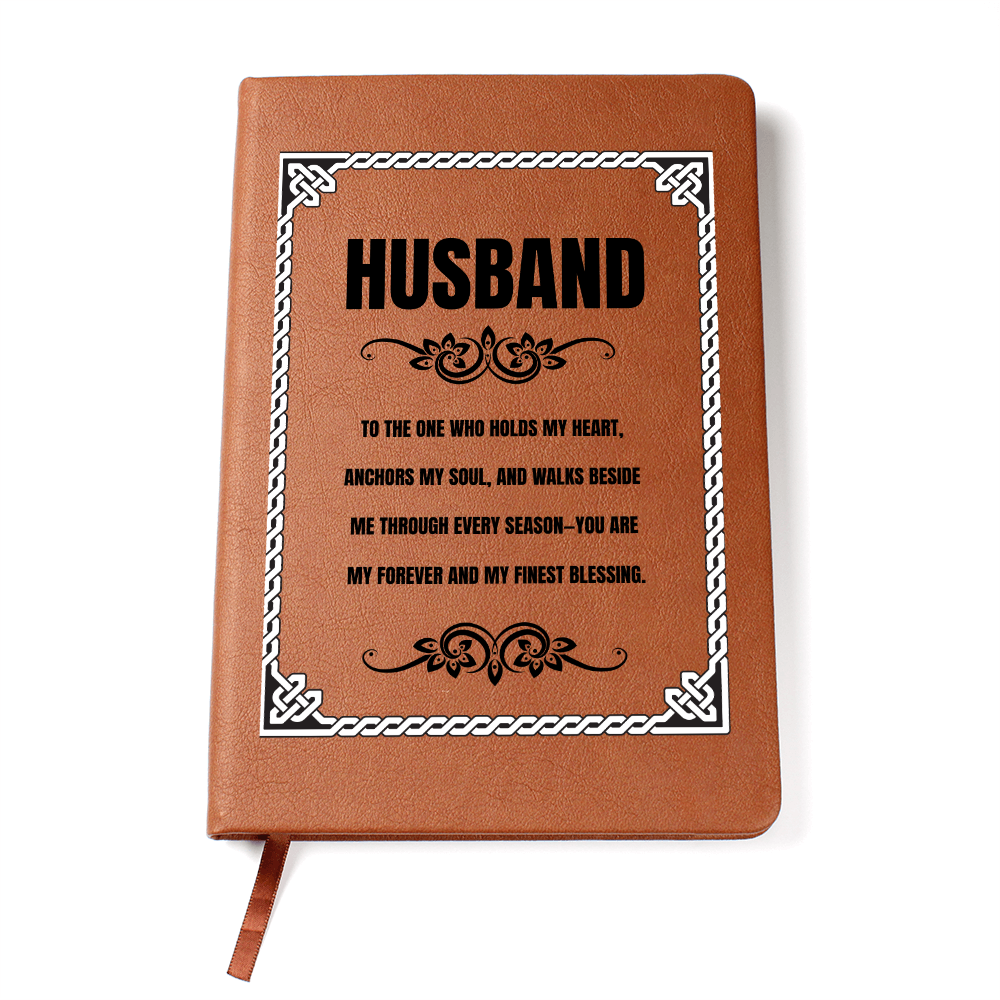 Husband - Graphic Journal with Gift Wrap + Personalized Note