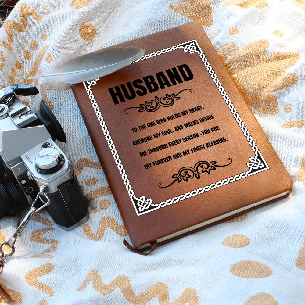 Husband - Graphic Journal with Gift Wrap + Personalized Note
