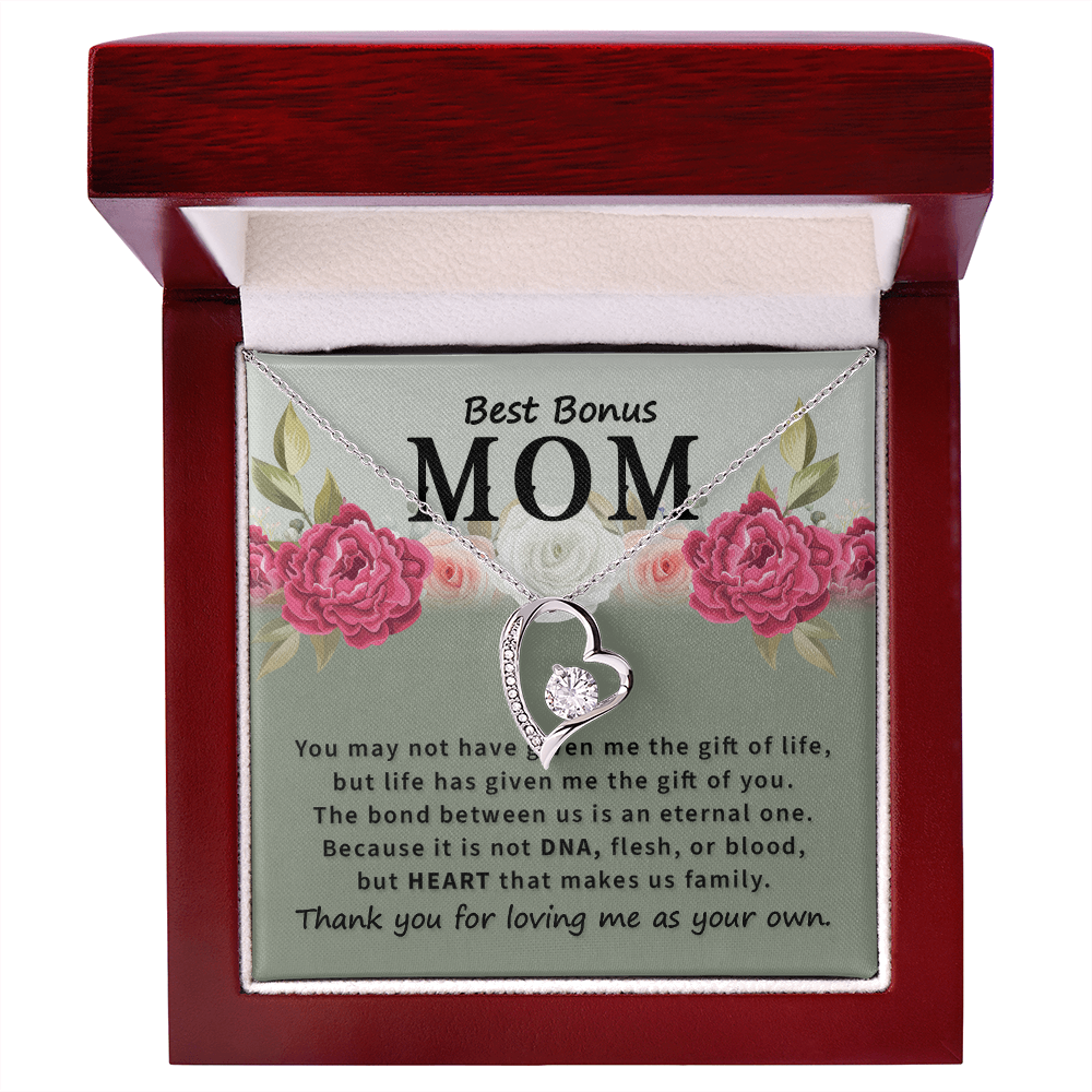 Best Bonus Mom Forever Love Necklace