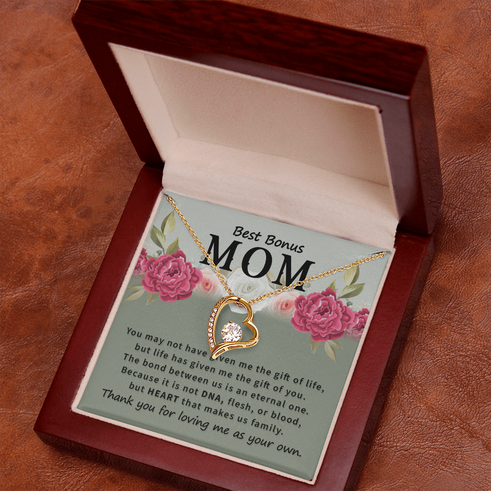 Best Bonus Mom Forever Love Necklace