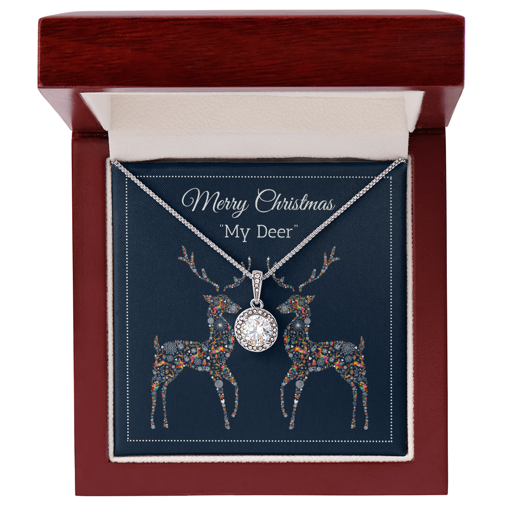 Merry Christmas My Deer - Reindeer Eternal Hope Necklace