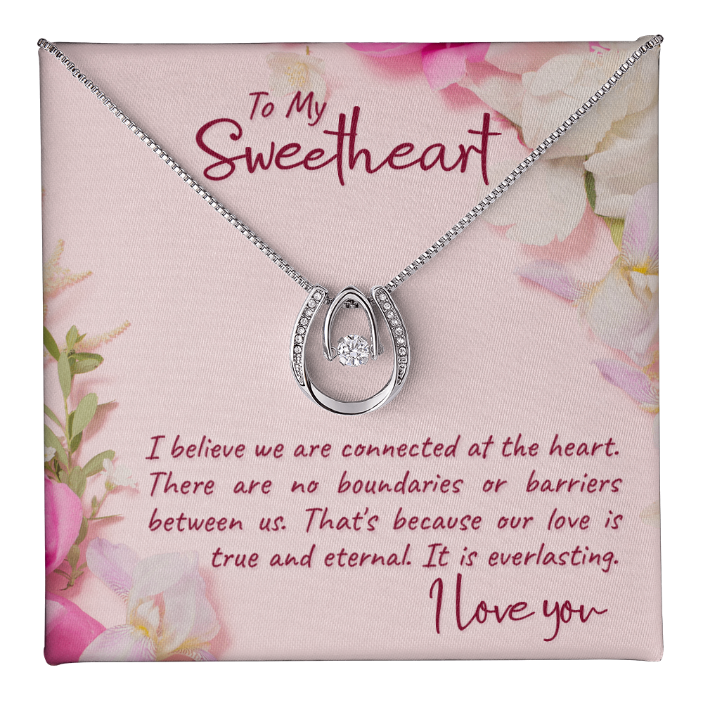 To My Sweetheart - Lucky In Love Necklace