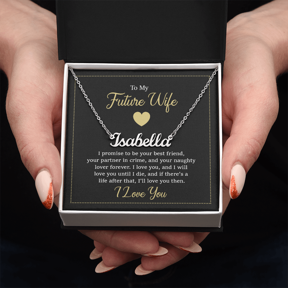 To My Future Wife - Custom Name Necklace