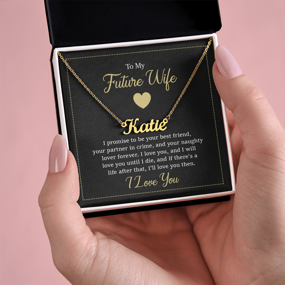 To My Future Wife - Custom Name Necklace