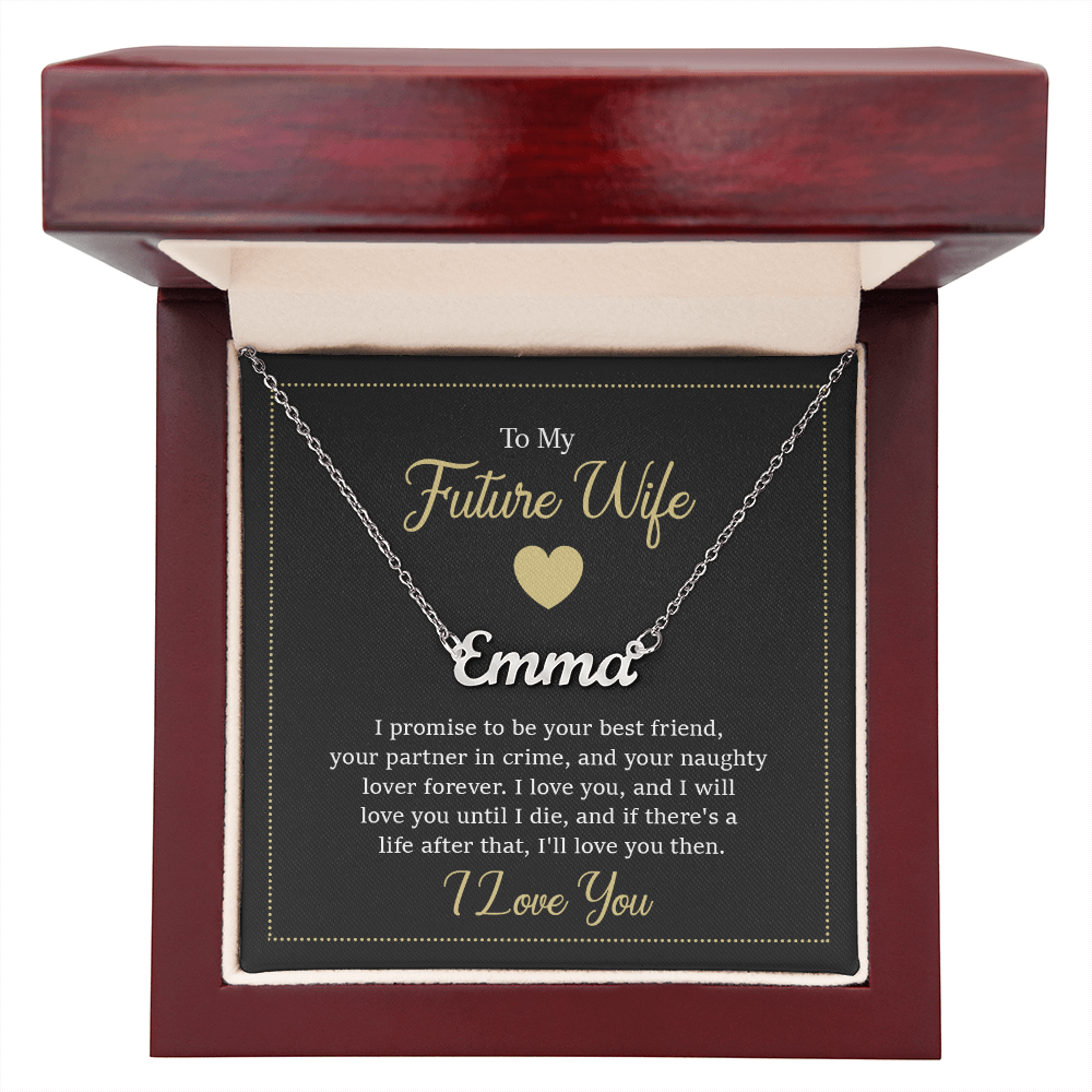 To My Future Wife - Custom Name Necklace
