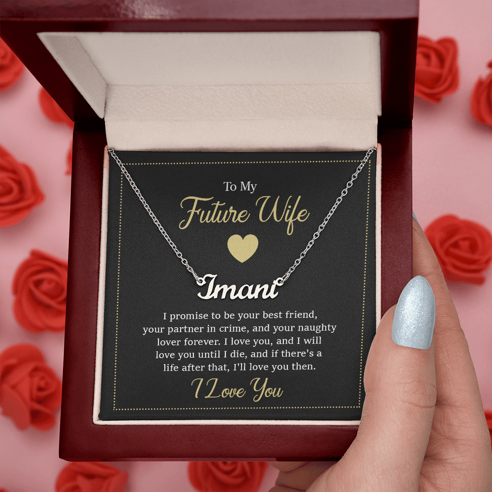 To My Future Wife - Custom Name Necklace