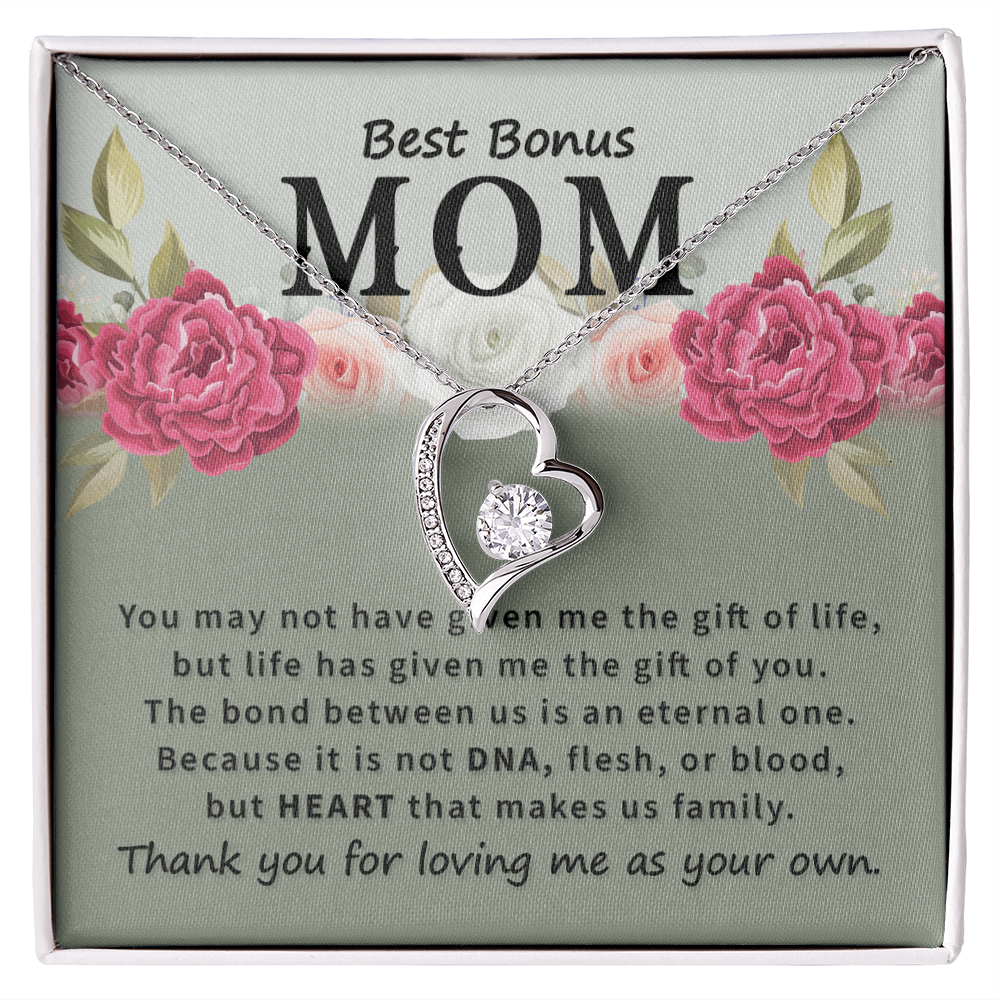 Best Bonus Mom Forever Love Necklace