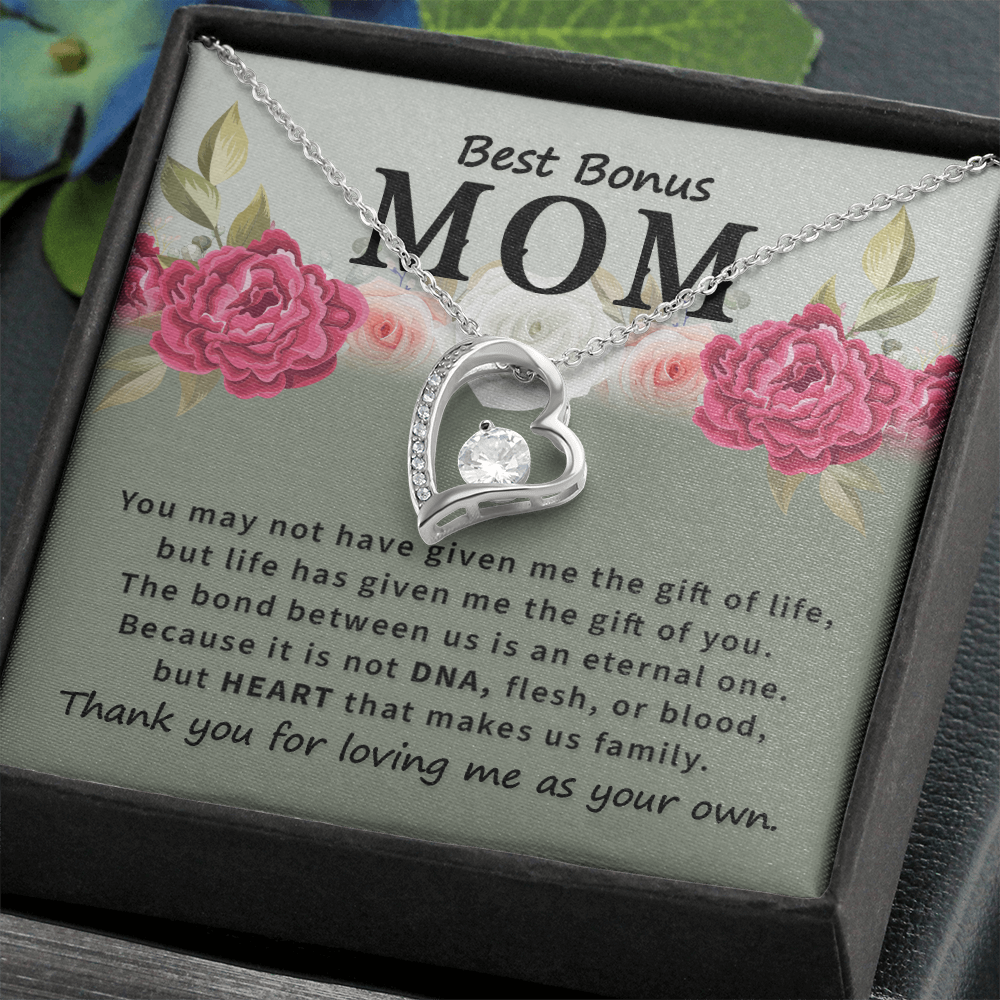 Best Bonus Mom Forever Love Necklace
