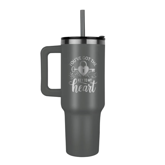 You've Got The Key To My Heart - Pinnacle 40oz Tumbler - Laser engraved