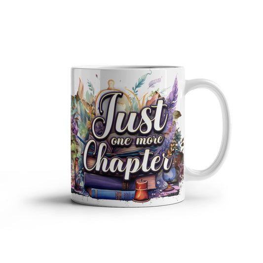 Just One More Chapter - White Ceramic Mug