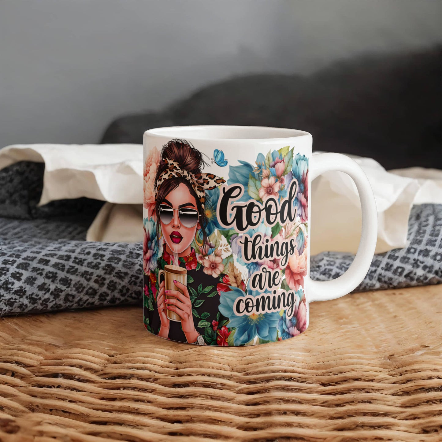 Good Things Are Coming - White Ceramic Mug