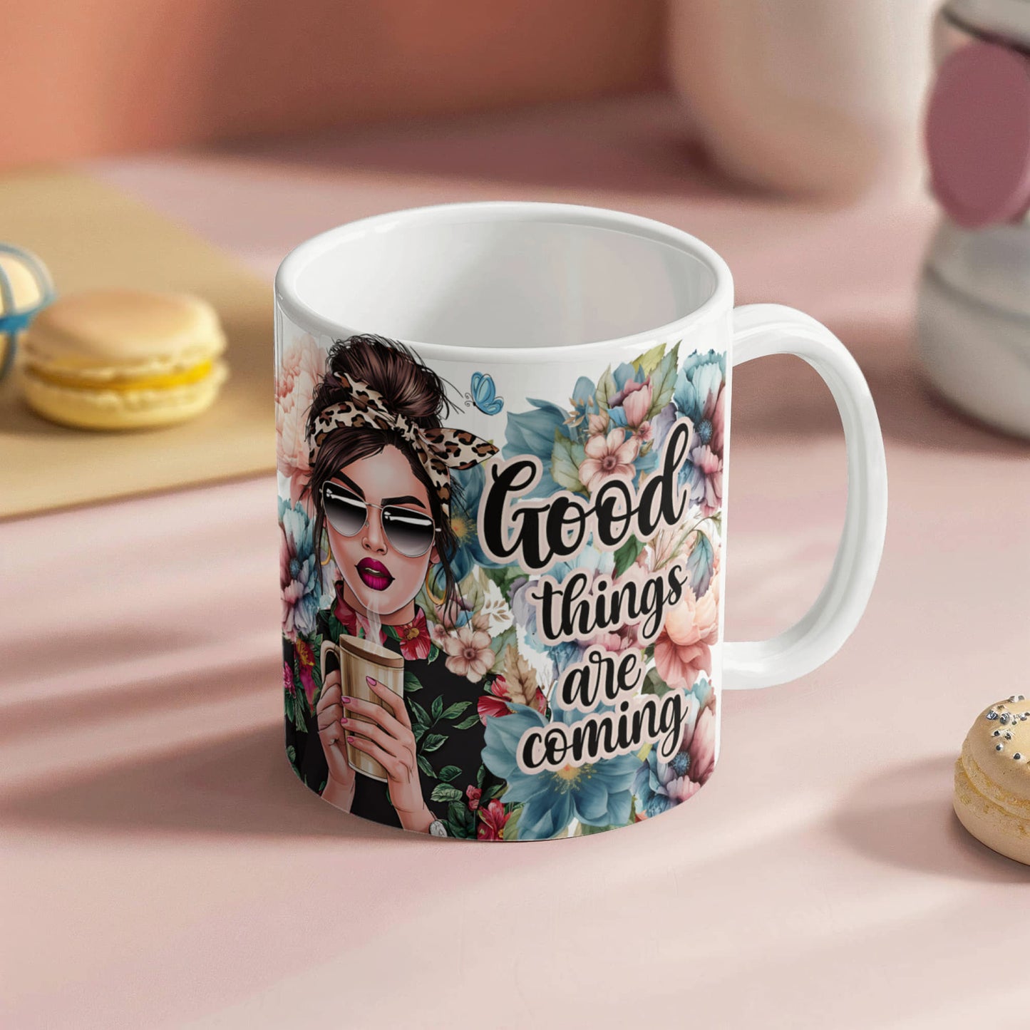 Good Things Are Coming - White Ceramic Mug