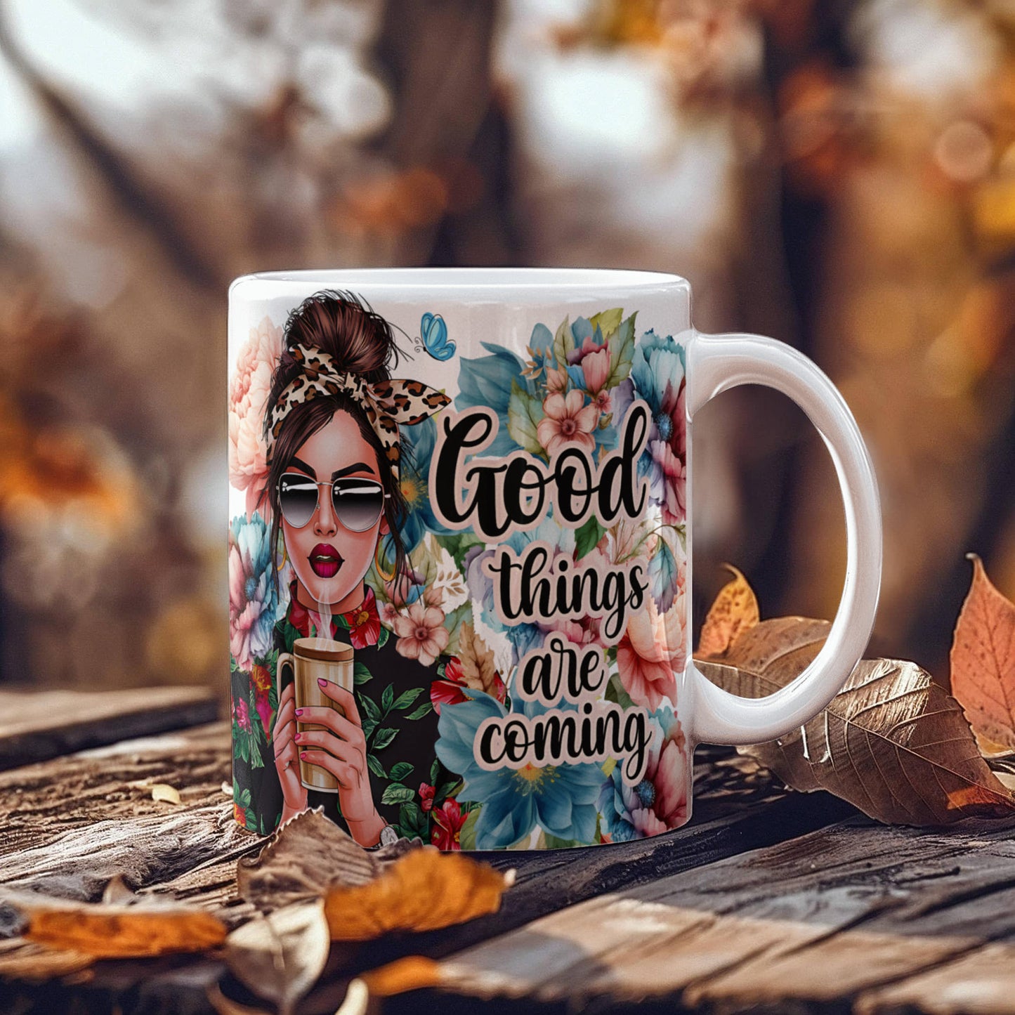 Good Things Are Coming - White Ceramic Mug