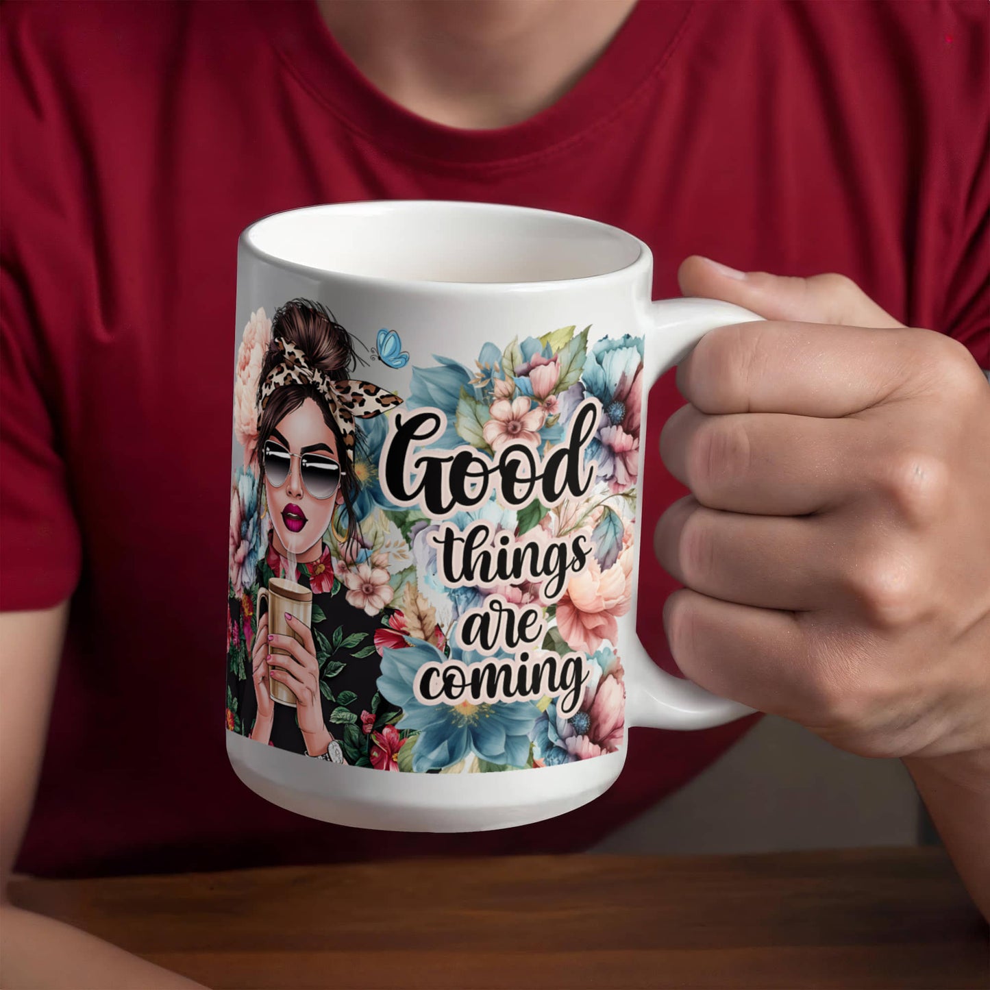 Good Things Are Coming - White Ceramic Mug