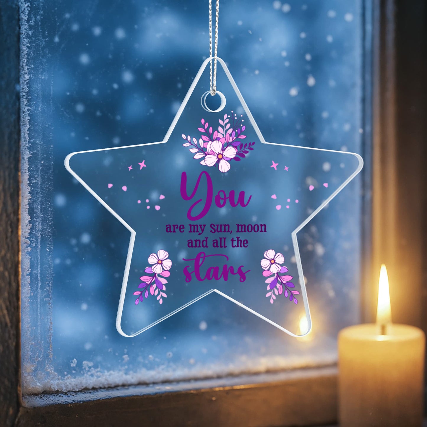 You Are My Sun - Acrylic Star Ornament