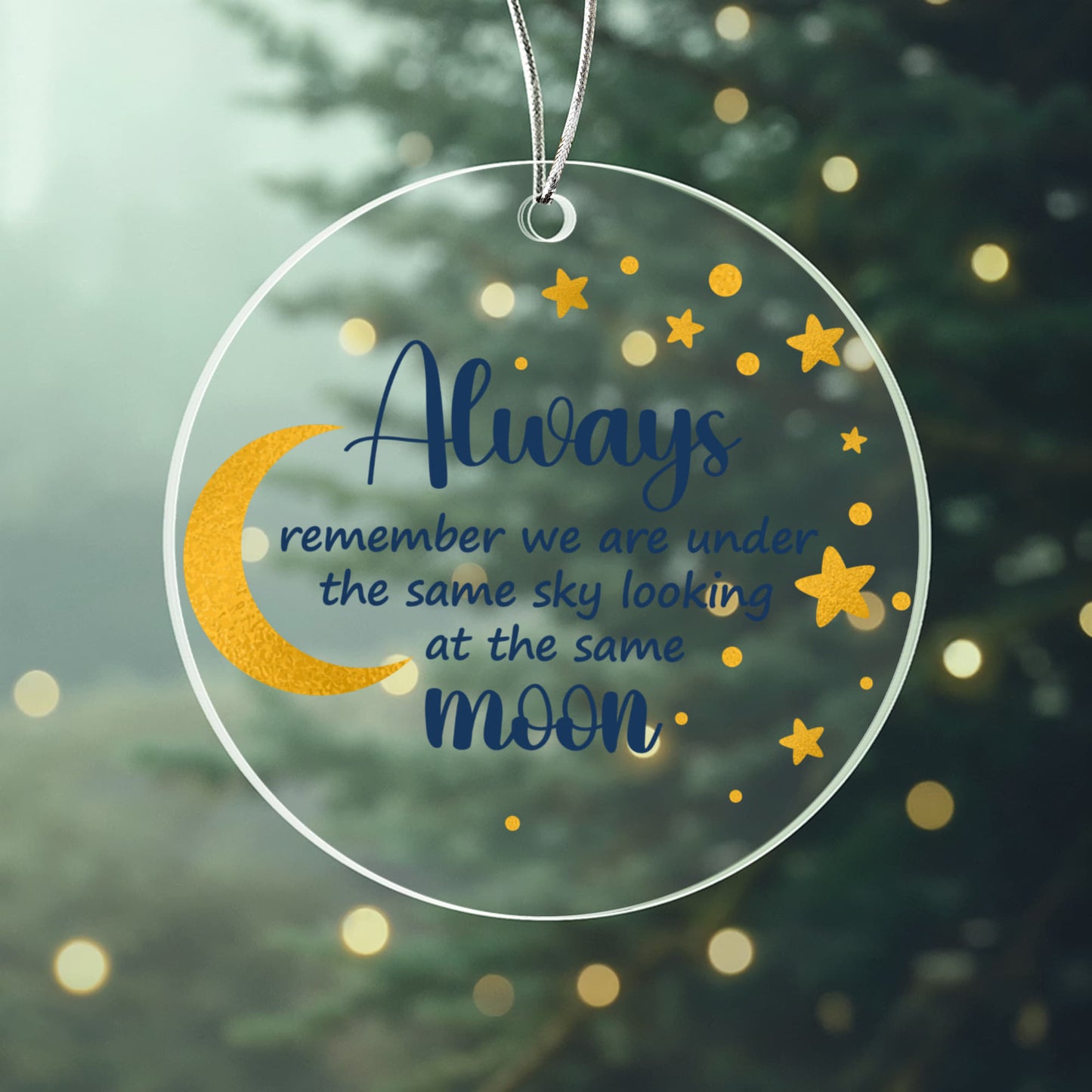 Always Remember - Acrylic Circle Ornament
