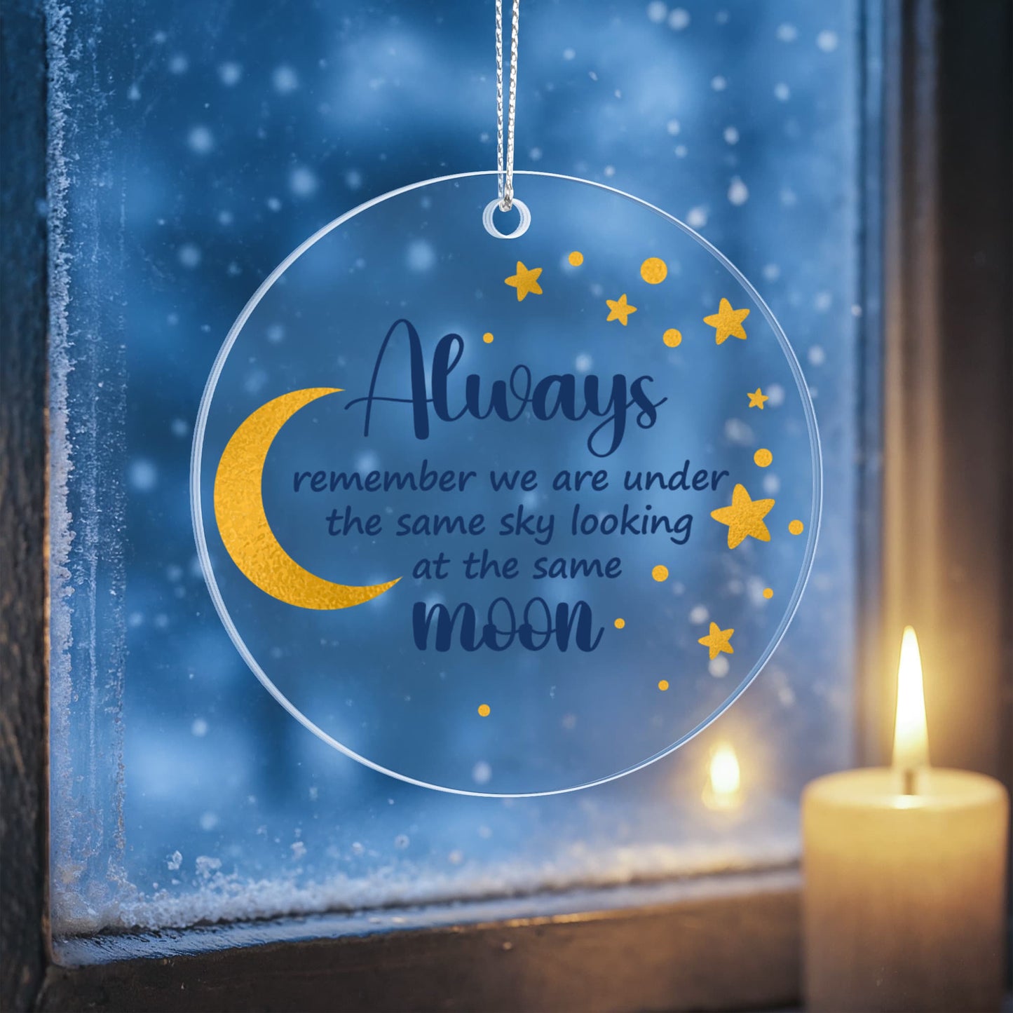 Always Remember - Acrylic Circle Ornament