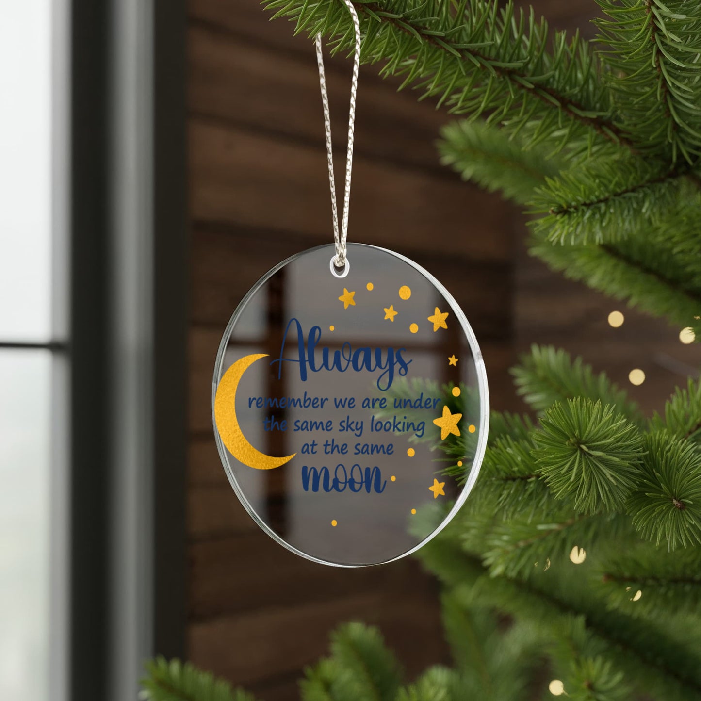 Always Remember - Acrylic Circle Ornament